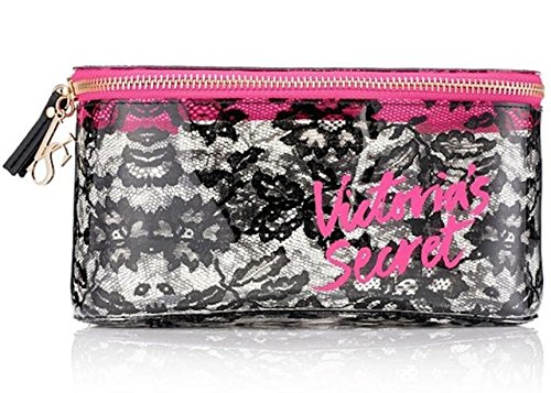 Victoria s secret makeup bag cosmetic bag lace medium t…