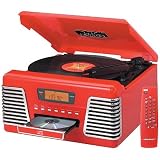 Buy CR712-RED AUTORAMA w  CD RED  by Crosley