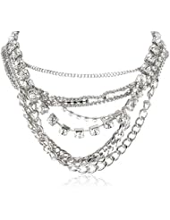 Isaac Mizrahi "Bling Bling" Multi-Strand Necklace, 18"