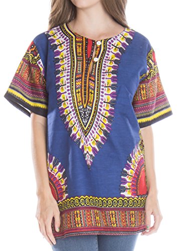 Ragstock Women's Traditional African Print Dashiki