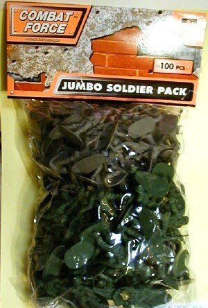 Childrens Toyshop  Toys : COMBAT FORCE SOLDIER PACK OF 100