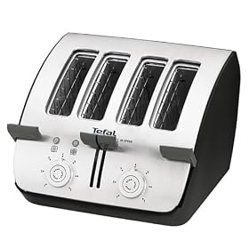 Tefal  TT44115 Avanti 4 Slice, Chrome and Black