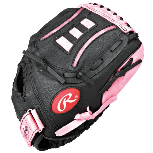 Girls Pink Lightup Baseball Glove 9.5 Inch (Righty) (083321957598)