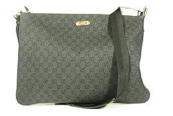 Gucci Handbags Black GG Fabric Messenger (Laptop) 190628