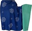 Evening Wrap Tie Dye Print Wool Shawl 80 x 35 inches