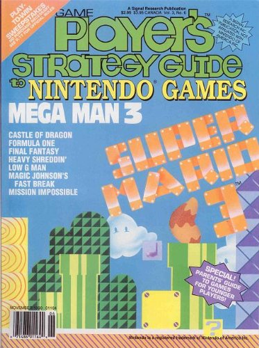 GAME PLAYER'S STRATEGY GUIDE TO NINTEDO GAMES - Vol. 3 #6 (November, 1990): MEGA MAN 3 (Paperback)
