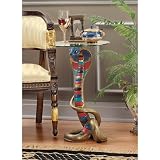 Ancient Egyptian Cobra Side Occasional Table