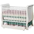 Camille 4-in-1 Convertible Crib in White Finish By Simplicity For Children