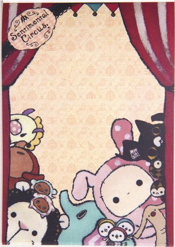 Imagen 3 de Bloc con conejo Sentimental Circus jugando a las cartas