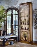 Fairfax Home Furnishings Garden Motif Media Cabinet 122078