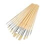 Silverline 282606 12 Piece Mixed Tip Brush Set