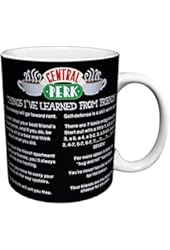 Friends Things I Learned (Central Perk Cafe Menu) TV Television Romantic Sitcom Show Ceramic Gift Coffee (Tea, Cocoa) 11 Oz. Mug