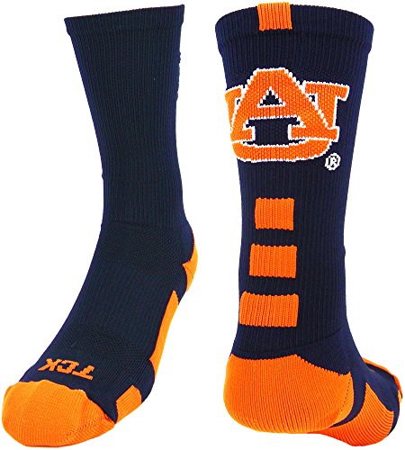 TCK Auburn Tigers Baseline Crew Socks