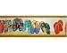 FLIP FLOPS beach theme prepasted WALL PAPER BORDER wallpaper