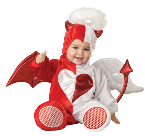 Best Price Little Half Angel And Half Devil Costume