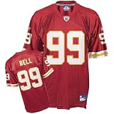 Reebok Kansas City Chiefs Kendrell Bell Replica Team Color Jersey