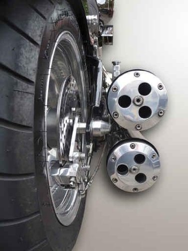 Auspuff - Motorrad - Illustration - 24"H x 18"W - Peel and Stick Wall Decal by Wallmonkeys