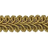 Expo International Alice Classic Woven Braid Trim, 20-Yard, Gold