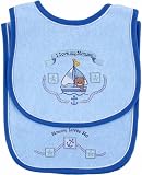 Deluxe Bib and Burp Cloth - Classic Design, Blue, Boy-Mommy