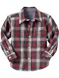 Gap Chambray-Lined Plaid Shirt