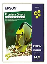 Epson Premium Resin Coated Glossy Photo Paper, A4, 255 g/m2, 50 Sheets