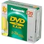 Panasonic DVD-RAM 4.7GB single-sided DVD-RAM discs 10-pack