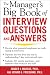 Book The Manager's Big Book of Interview Questions and Answers