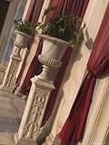 Greek Urns and Red Drapes at Entrance to Pantanassa Church, Athens, Greece Photographic Poster Print by Richard Nowitz, 18x24
