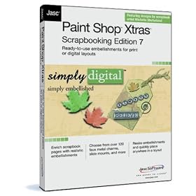 Paint Shop Xtras Scrapbooking Edition 7  Simply Embellished