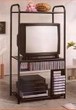 BEAUTIFUL NEW BLACK TV ENTERTAINMENT CENTER