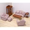 Melissa & Doug Deluxe Doll-House Furniture- Living Room Set
