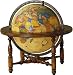 DePauw Illuminated Antique Oceans Globe - 12
