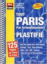 Atlas routier : Tout Paris par arrondissement (format à spirales, couverture plastifié et légende en 5 langues)