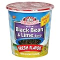 Dr. McDougall's Right Foods Vegan Black Bean & Lime Soup, 3.4-Ounce Cups (Pack of 6)