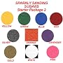 Cake Decorations - Sparkly Sanding Sugars Starter Set - 10 Jars of Assorted Colors Save $3.73