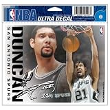 Tim Duncan - San Antonio Spurs 5x6 Cling Decal