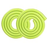 Jolieer 衝撃吸収 ケガ防止 コーナーガード コーナークッション 赤ちゃん舐めても安心 けが防止 2M×2個入 (U型, グリーン)