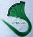 Hair Collection-18" Green 100% Human Hair Clip in on Extensions - 1.6"widex5pcs
