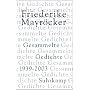 Gesammelte Gedichte 1939 - 2003: Zum 80. Geburtstag: Alle Gedichte von Friederike Mayr�cker in einem Band - mit �ber 100 bislang unpublizierten Gedichten