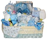 Eli the Elephant New Baby Boy Basket