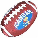 My Team Kansas Jayhawks Squishy Microbead Football Pillow