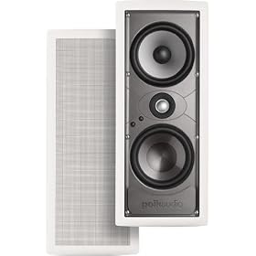 Polk Audio TC265i Rectangular 6.5-Inch 3-Way In-Wall Loudspeaker (Single, White)