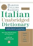 Harpercollins Sansoni Italian Unabridged Dictionary
