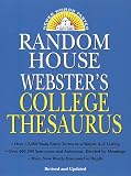 Random House Websters College Thesaurus