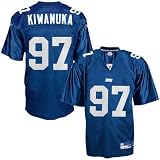 Reebok NFL Equipment New York Giants #97 Mathias Kiwanuka Royal Blue Replica Jersey