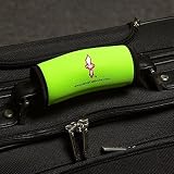 from Safe Skies LLC SAFE SKIES Gel Pad Luggage Grips x1 - NEON YELLOW Model 64
