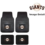 San Francisco Giants MLB Front & Rear Car Truck SUV Vinyl Car Floor Mats - 4PC