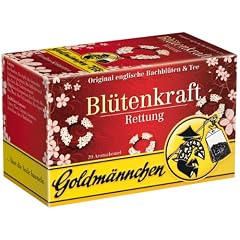 Goldm�nnchen Bachbl�ten Tee Bl�tenkraft Rettung, 20 einzeln versiegelte Teebeutel, 3er Pack (3 x 30 g)