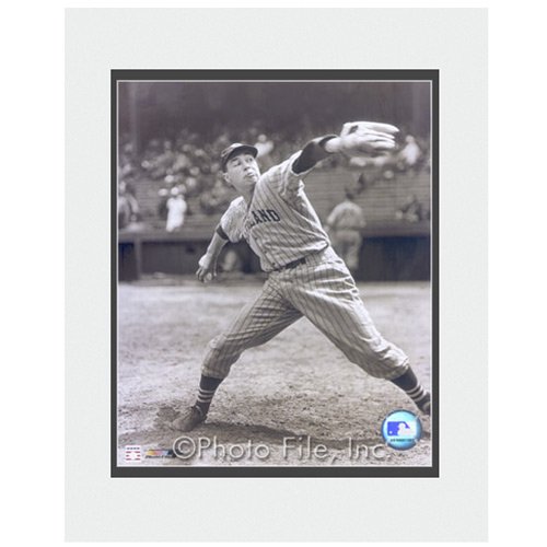 Photo File Cleveland Indians Bob Feller Matted Photo