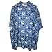 Tommy Bahama Peace Love and Patch Silk Camp Shirt (Color: Beachside Blue, Size XXL)